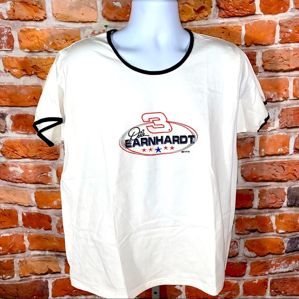 Dale Earnhardt 3 ladies ringer t shirt L NWT